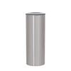 Ecoponto With 4 Round Containers Brushed Stainless Steel 50L